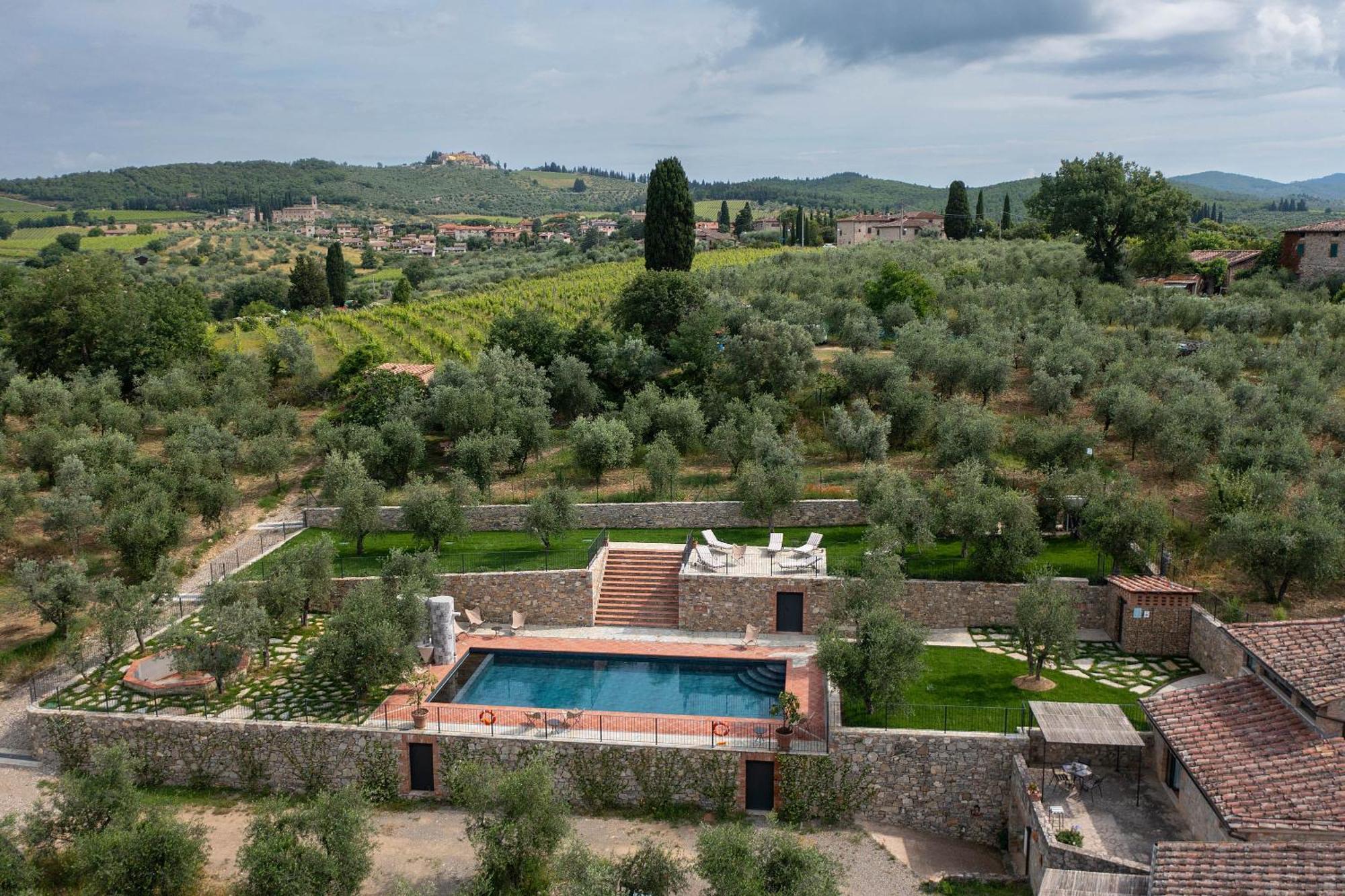Villa Borgo A Monti Di Sotto Gaiole in Chianti Exterior foto